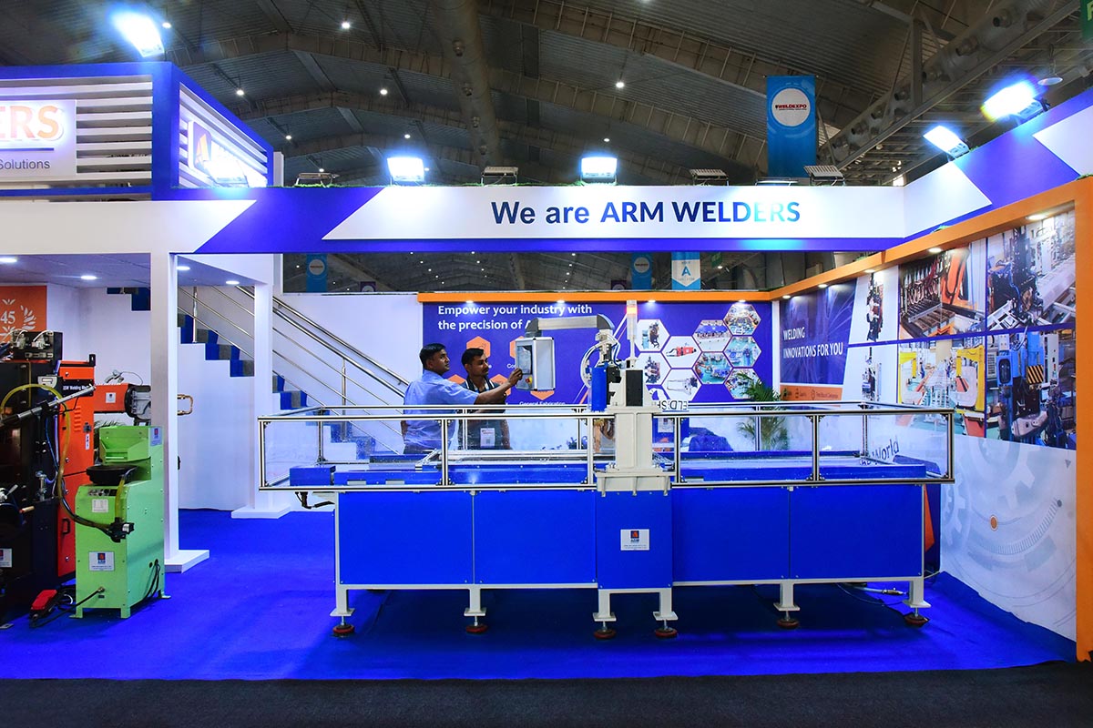 Arm Welders 102 Sqrmtr - Imtex 2024 Bengaluru